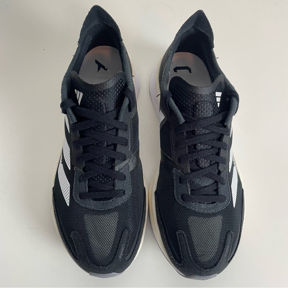 adidas Black White Women's Running Sneakers - Picture 4 of 14